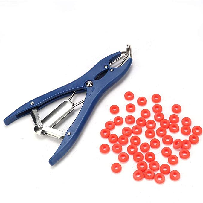 Elastrator for castration and  Tail Dock