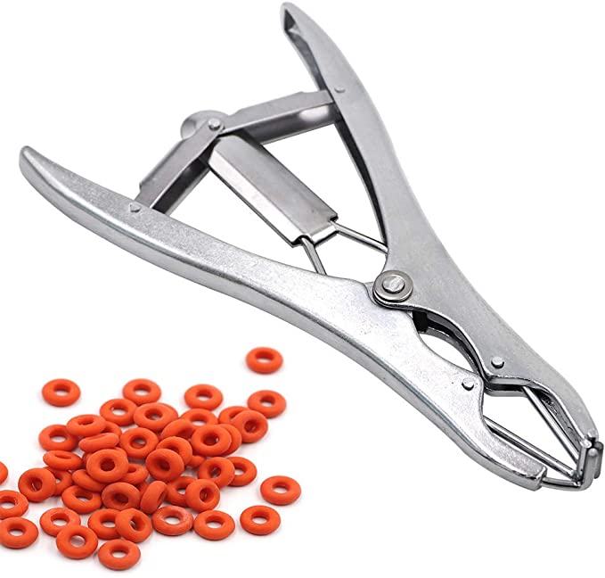 Elastrator for castration and  Tail Dock